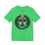 Thumbnail: Green t-shirt with ornate Celtic cross, green gems, and mystical glowing background.