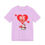 Thumbnail: Light purple t-shirt, 'HE IS MY VALENTINE' text, bunny, heart arrow.