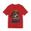 Thumbnail: Red t-shirt with stylized bunny holding basket of colorful Easter eggs.