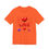 Thumbnail: Orange t-shirt featuring "LOVE" text, large red heart, and smaller hearts