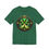 Thumbnail: Green t-shirt with glowing Celtic shamrock design in a circular frame.