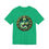 Thumbnail: Green t-shirt featuring a fantasy lighthouse illuminating a mythical sea creature at night.