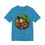 Thumbnail: Blue t-shirt featuring smiling woman with red hair in green leprechaun hat.