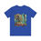 Thumbnail: Blue t-shirt features intricate ancient skull deity graphic, "CURSED REAPER" text.