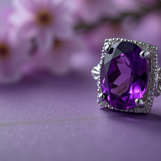 Birthstones February: Elegance in Amethyst: Crafting Timeless Wedding Jewellery for February Brides