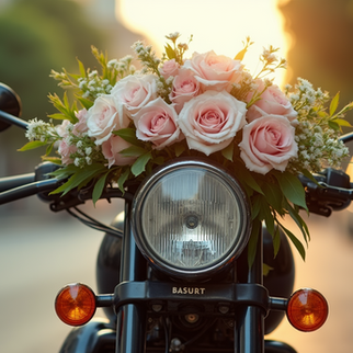 Weddings on Wheels: Making a Statement with Motorbikes and Luxury Rides