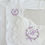 Thumbnail: Floral Wreath Embroidered Sleepsuit & Frilly Bib Set