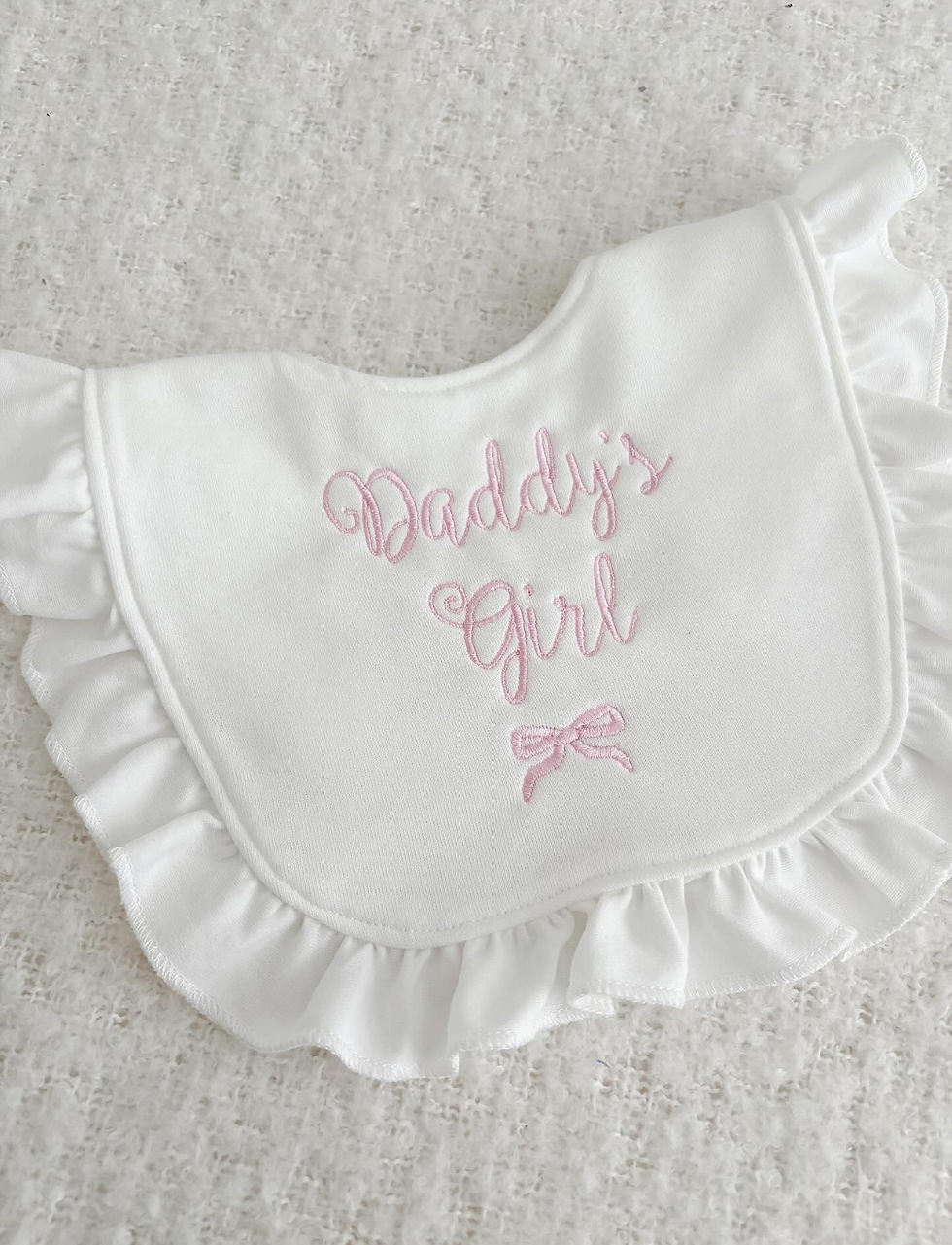 Thumbnail: Daddy’s Girl Frilly Bib