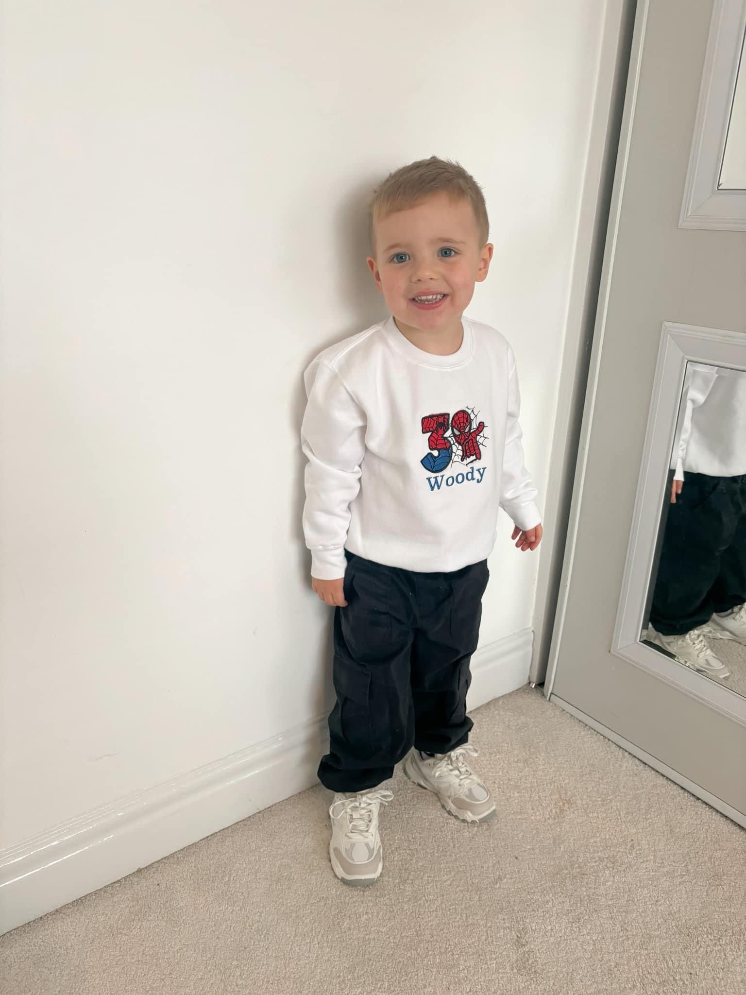 Custom birthday jumper