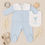 Thumbnail: Little Star Hot Air Balloon Embroidered Outfit & Bib Set