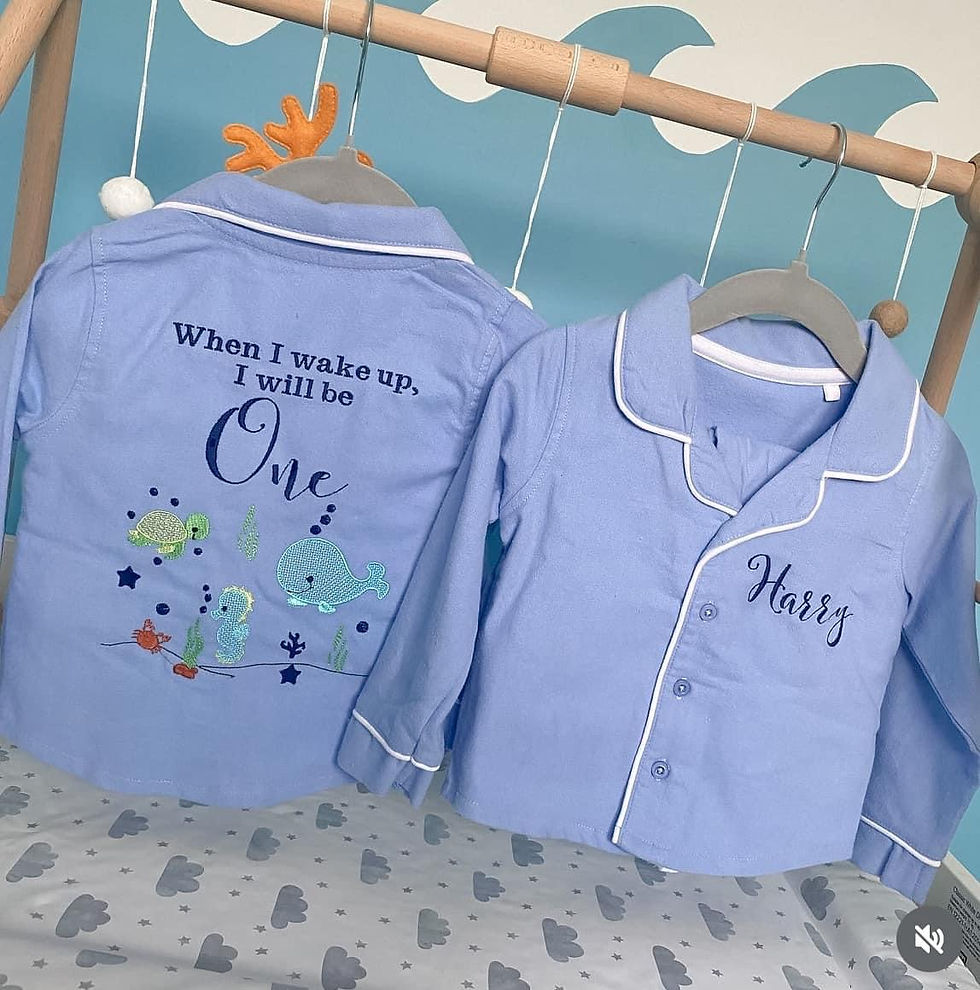 Thumbnail: Under the Sea birthday pyjamas 
