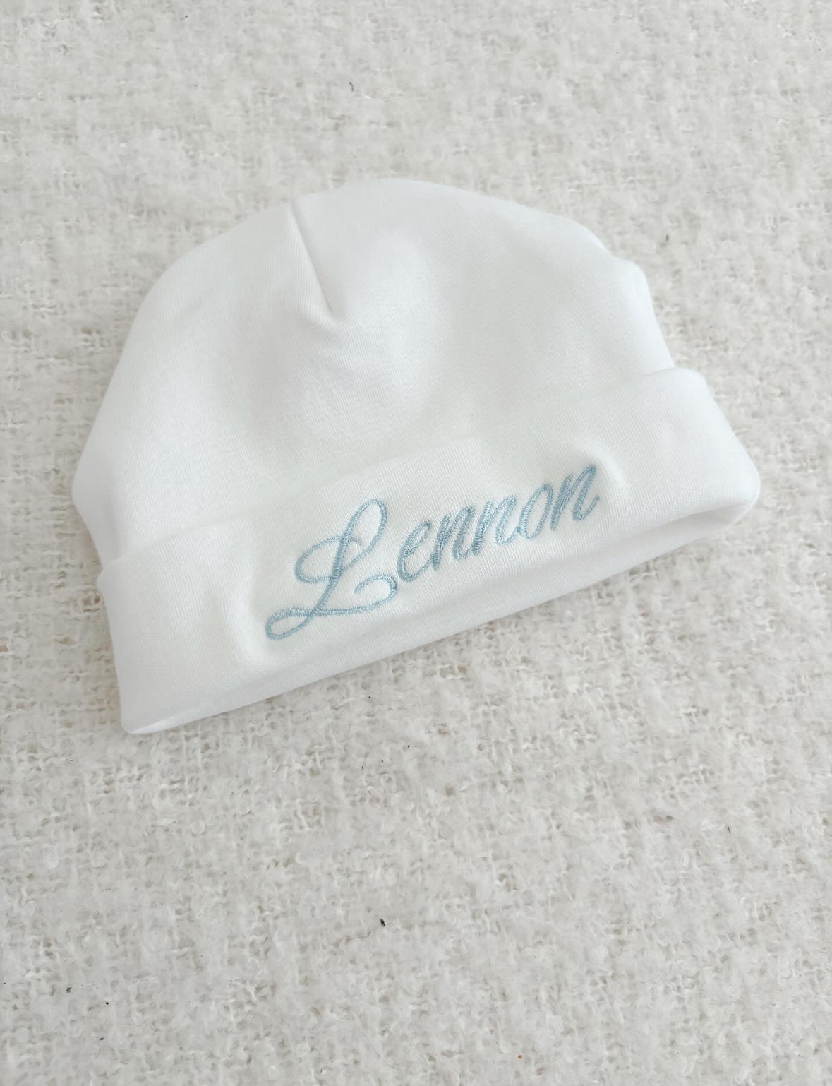 Embroidered Beanie Hat