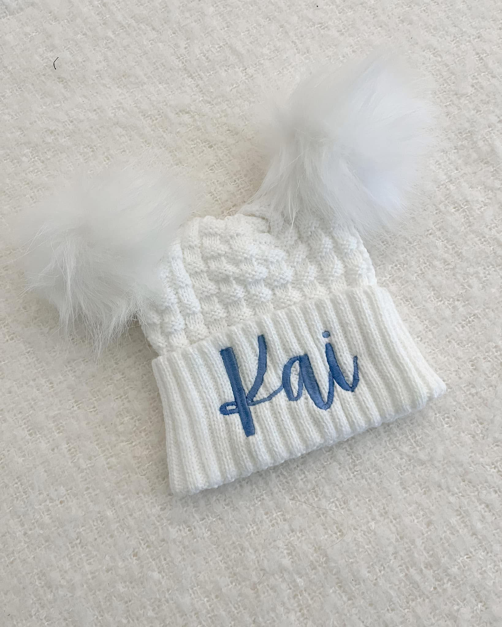 0-12m Soft Touch Embroidered Hat