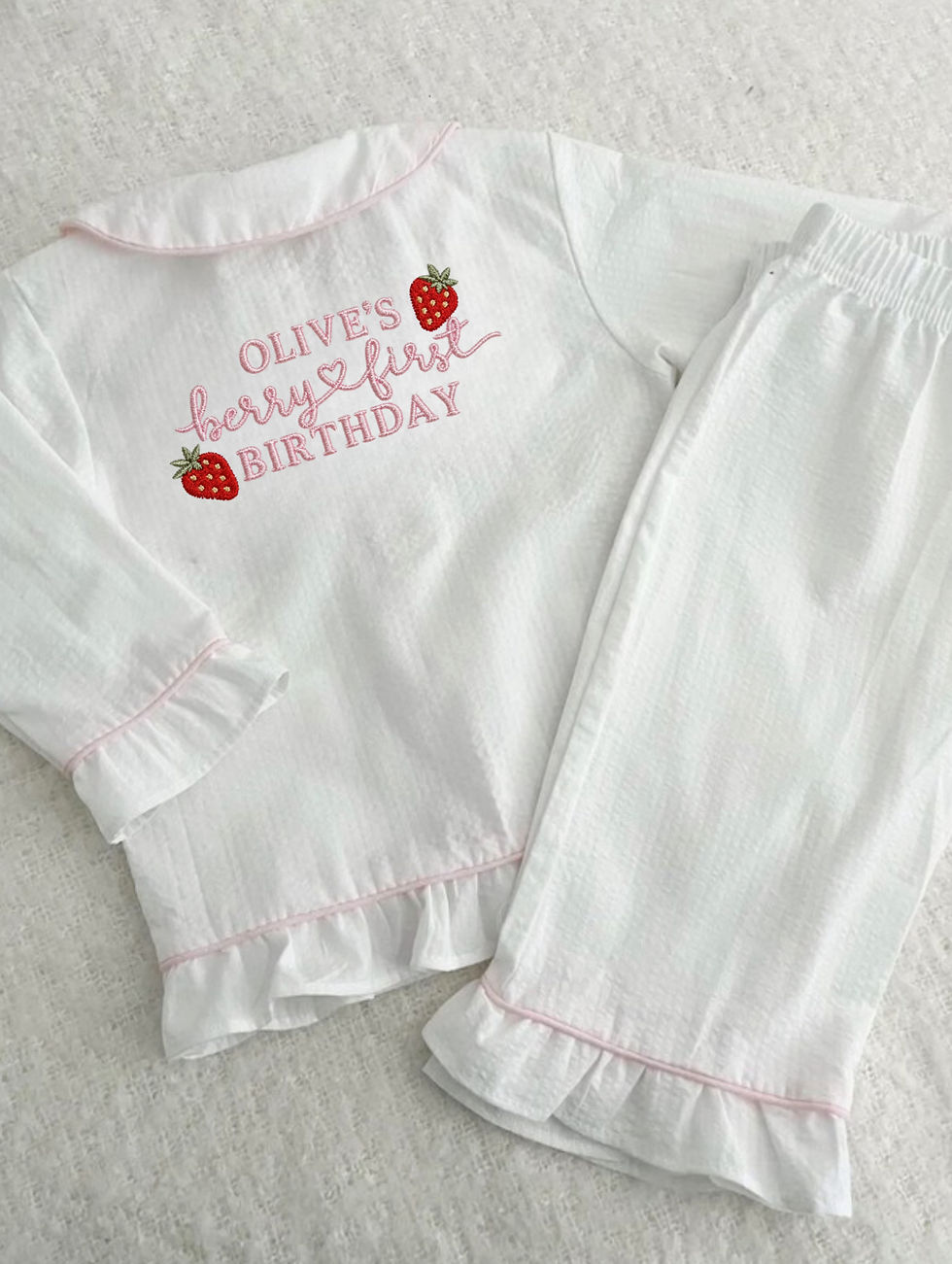 Thumbnail: Berry First Classic Birthday Pyjamas