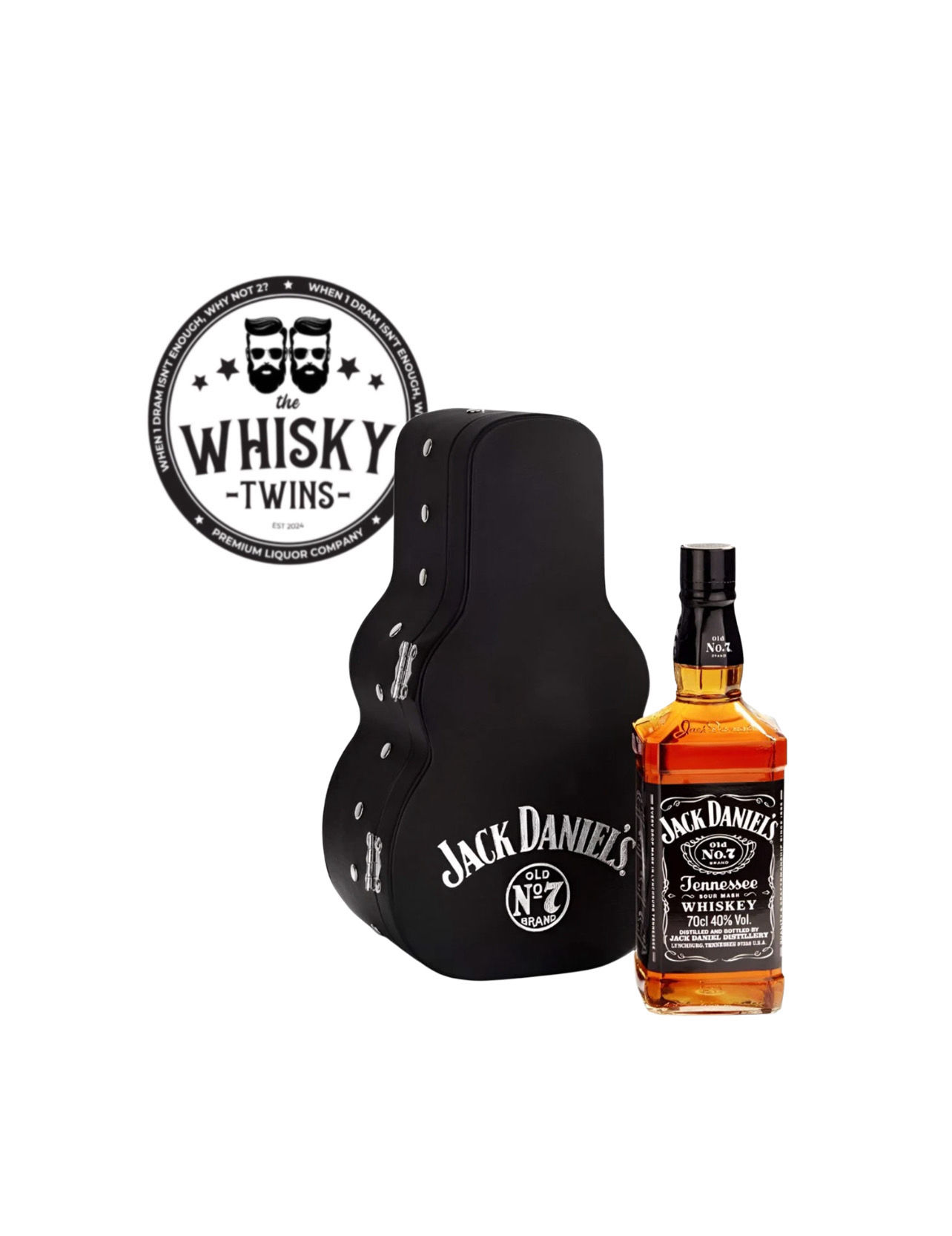 Jack Daniels Guitar Gift Set Tennessee Whiskey