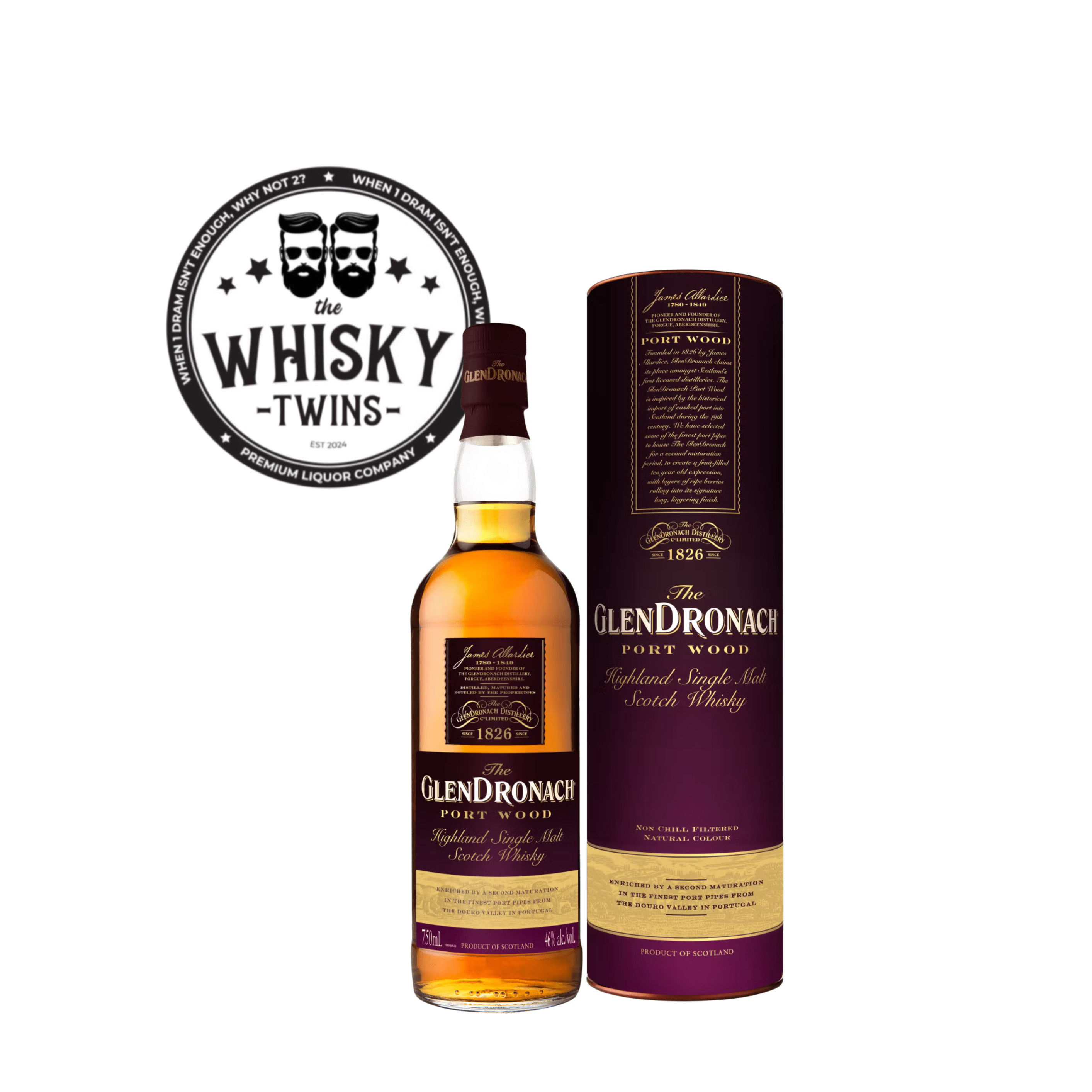 Glendronach Port Wood Single Malt Scotch Whisky