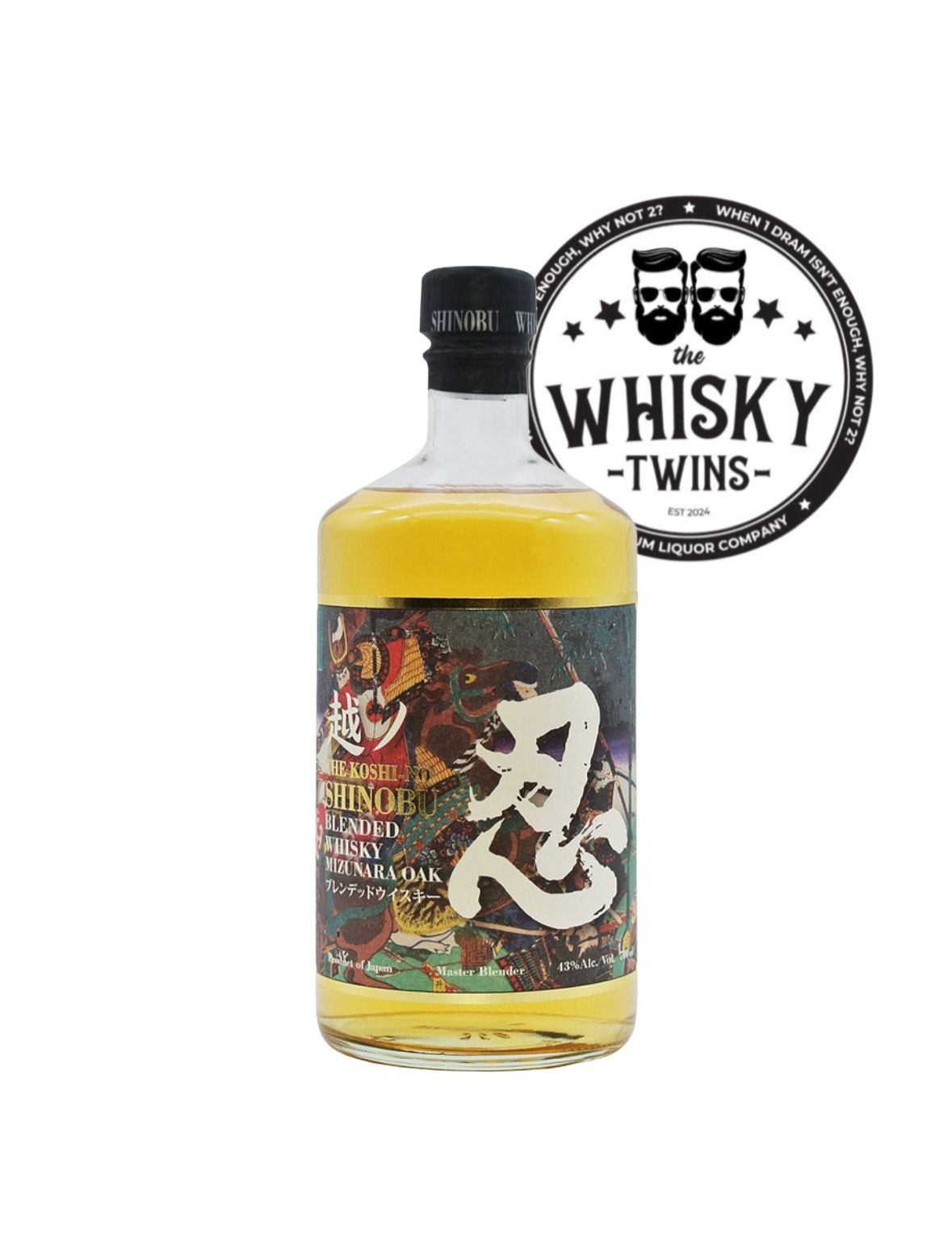 Shinobu Mizunara Oak Finish Blended Japanese Whisky