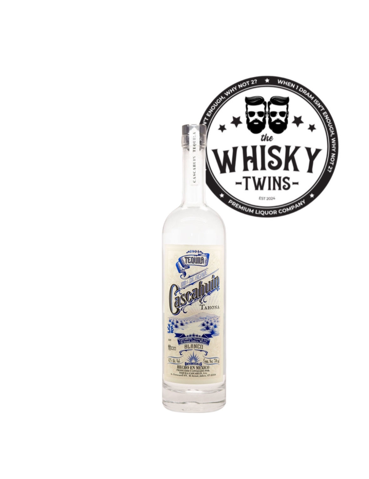 Cascahuin Blanco Tahona, 100% de Agave Tequila