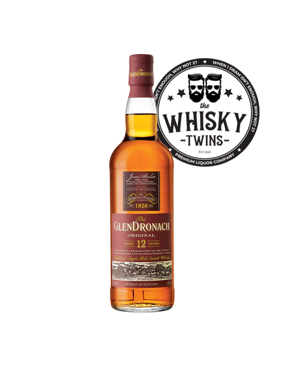 Glendronach 12 Year Old Single Malt Scotch Whisky
