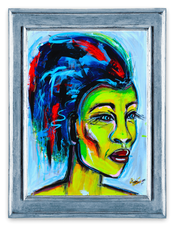 Zara Kolasinska Painting African Sun