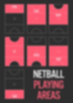 Netball positions on court