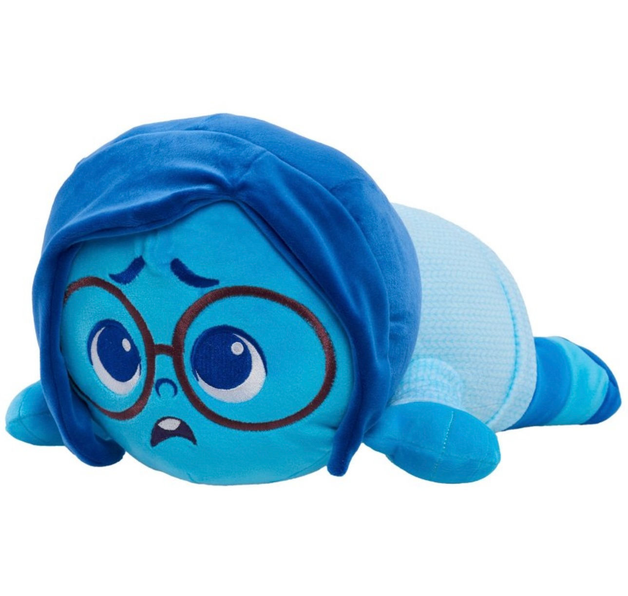Blue Emotion Plush Pillow – Soft Character-Style Stuffed Toy, Kids Hug Pillow