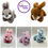 Thumbnail: Palm-Sized Plush Bunny - Adorably Soft & Cuddly 5 Colors