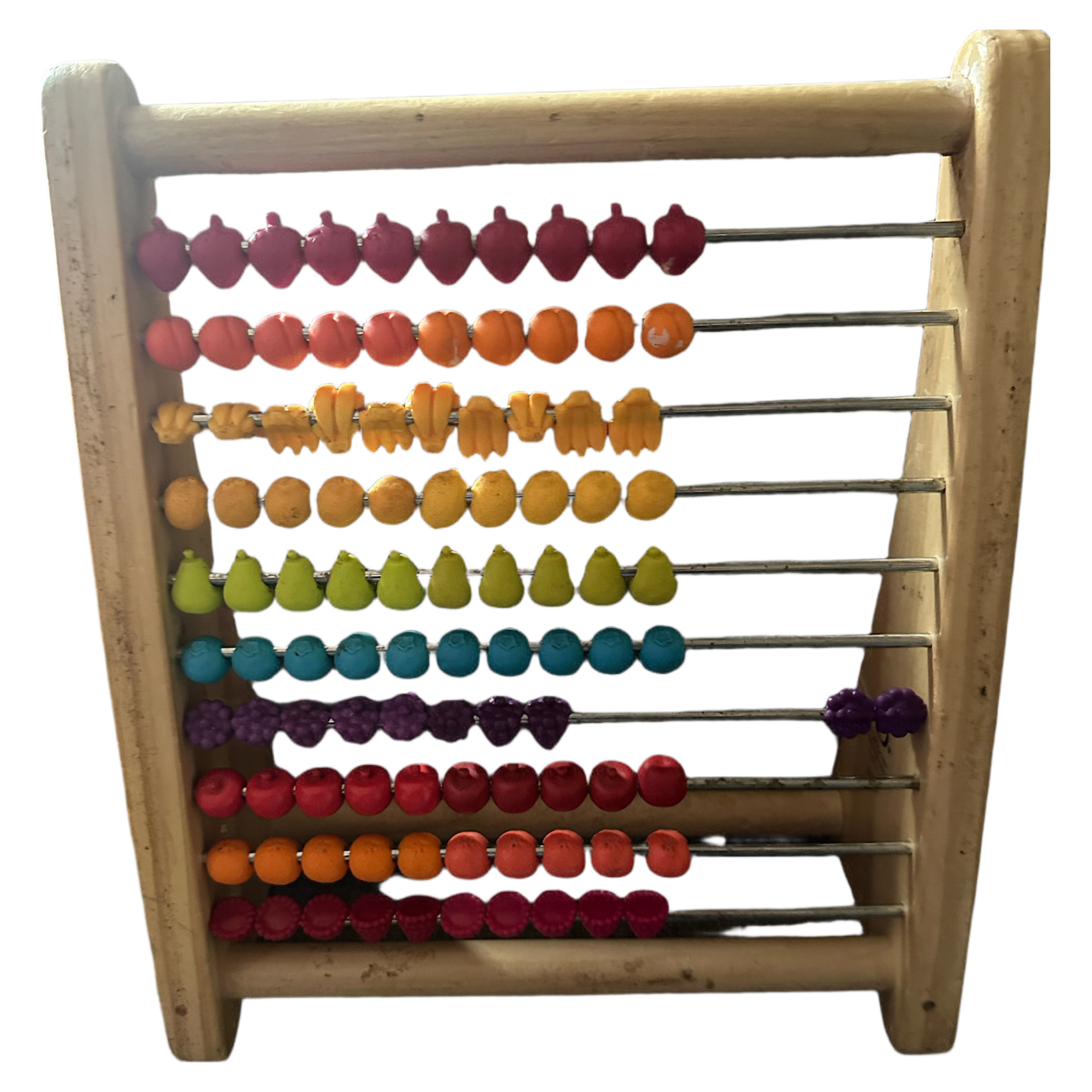 Fruit-Themed Counting Abacus – Colorful Fine Motor Math Toy