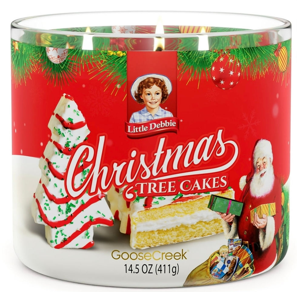 Thumbnail: Little Debbie® Christmas Tree Cakes 3-Wick Candle – Goose Creek (14.5 oz) 