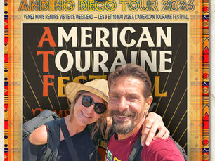 LES MARCHANDS-EXPLORATEURS D’ANDINO DÉCO OUVRENT LEUR TOUR 2026 À L’AMERICAN TOURAINE FESTIVAL