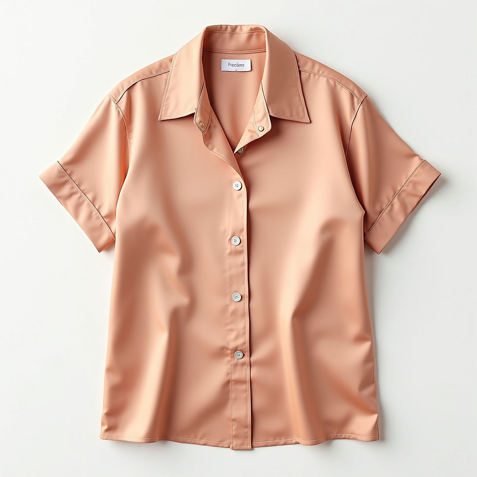 Camisa Seda Abotoada