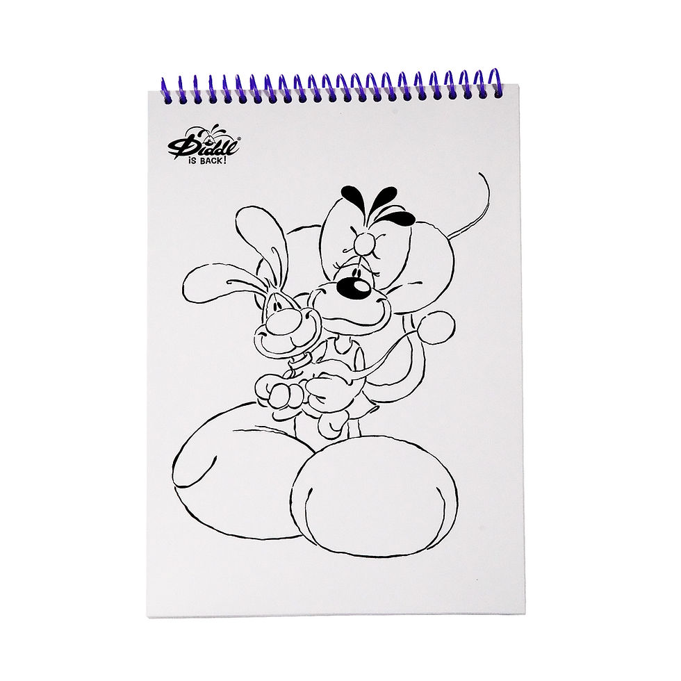 Miniaturbild: Ausmalblock A4 Diddl
