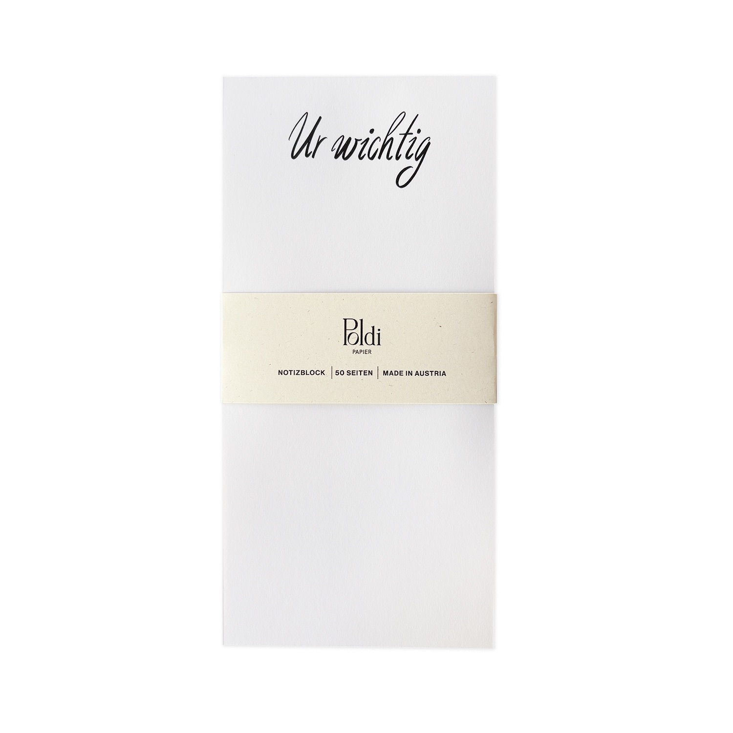 Notizblock Ur wichtig