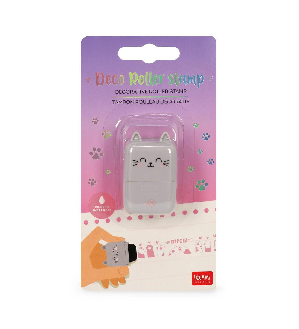 Deko-Rollstempel Katze