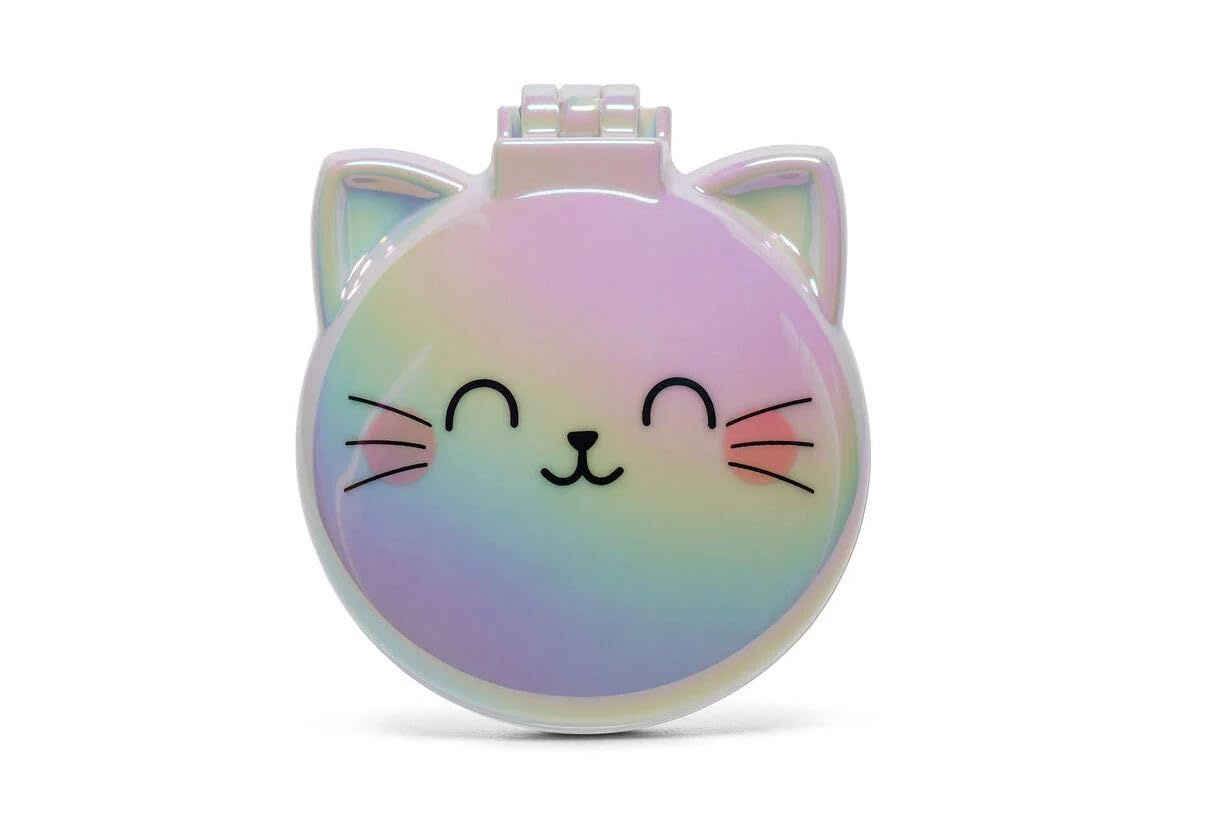 Haarbürste mit Spiegel Katze