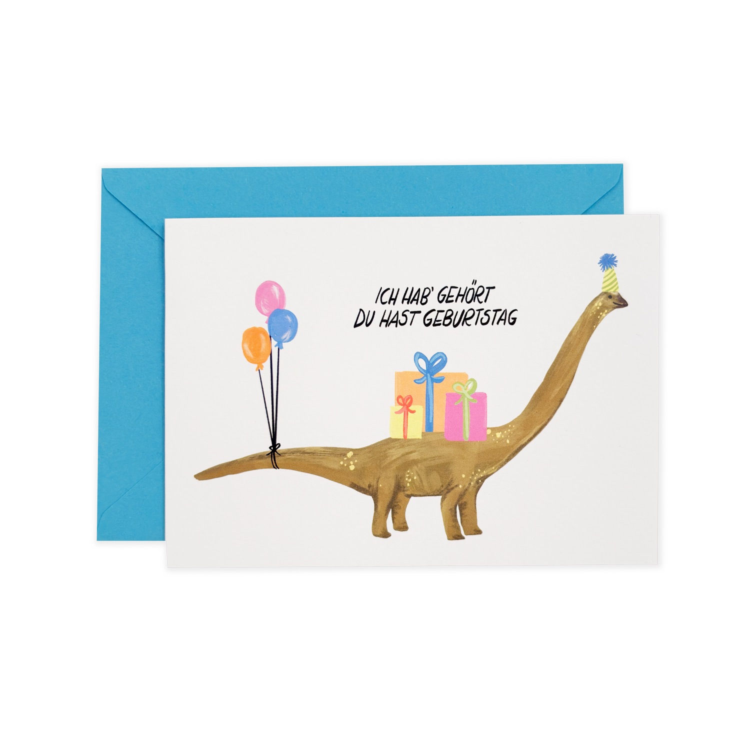 Grußkarte Geburtstagsdino