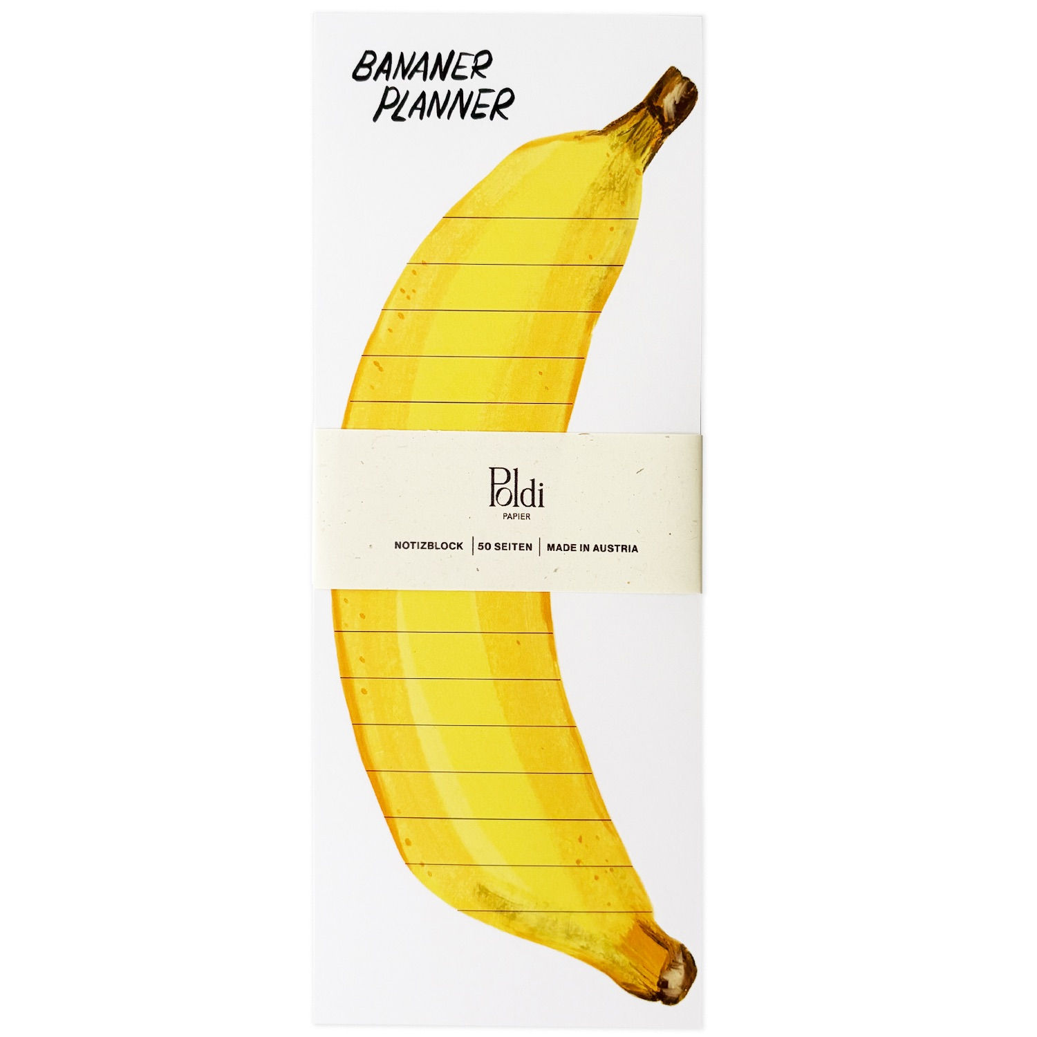 Notizblock Banana Planner