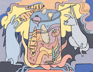 Rabbit Stew illustration by Kit Collins