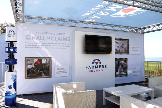 One of the Farmers Activation Stations including a charging station.