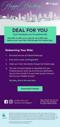Freebird Email Campaign