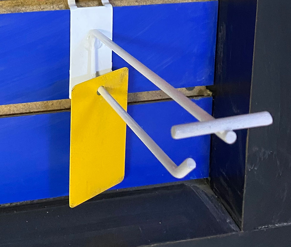 Miniatura: Gancho Blister Porta-Precio Plastico