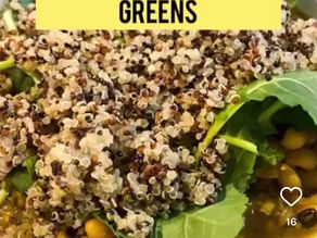 Black Eyed Peas Curry w/ Quinoa