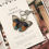 Thumbnail: Dusk Butterfly Leather Key Ring