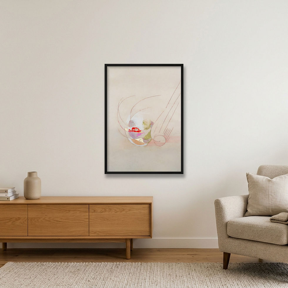 Cosmos: Limited Edition Print, a fine art print exploring cosmic energy and light, part of Agnes Davis's Cosmos and Creation collection. Original art with a warm, organic, contemplative presence.