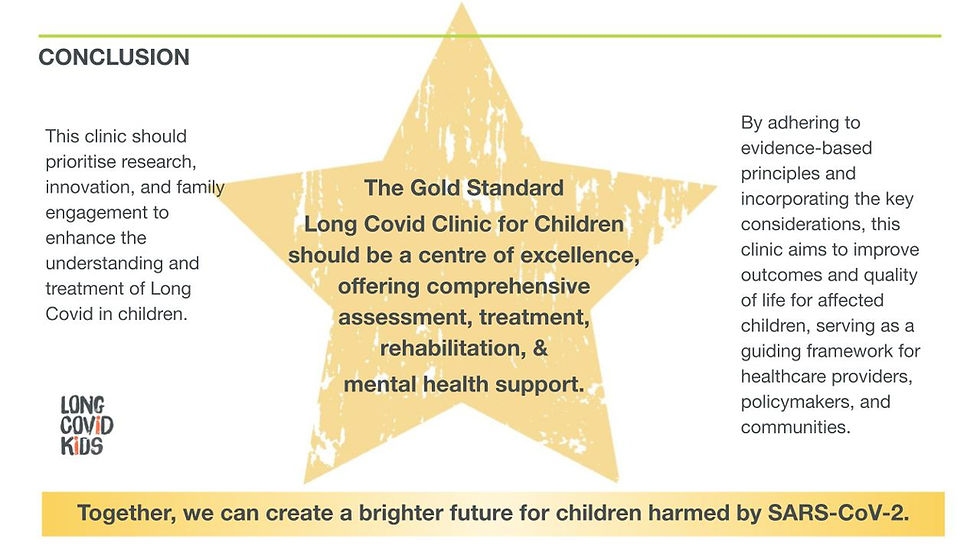 Gold Standard Care for Paediatric Long Covid: A Holistic Vision | The Patient Perspective
