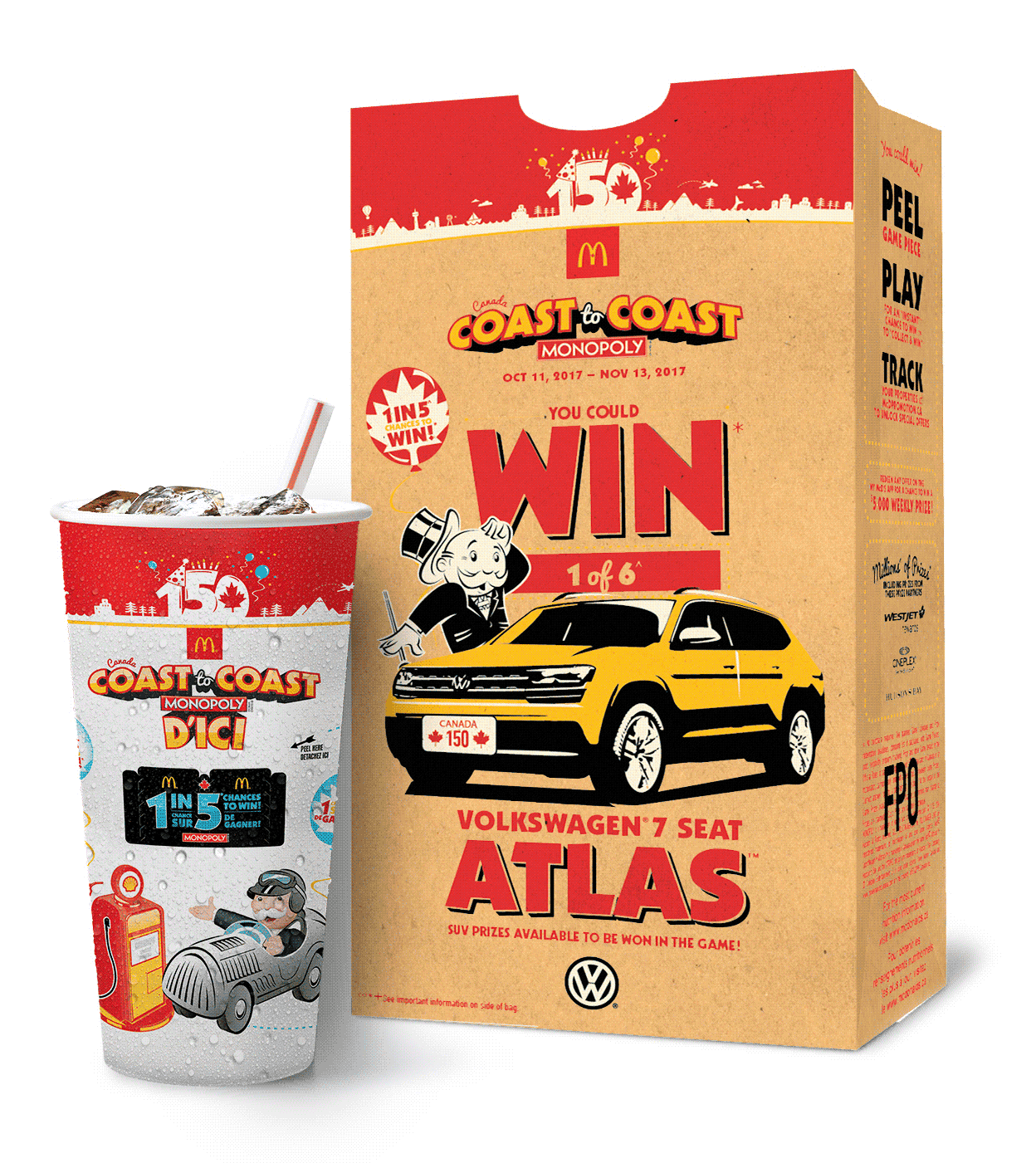 McDonald's Monopoly Packaging
