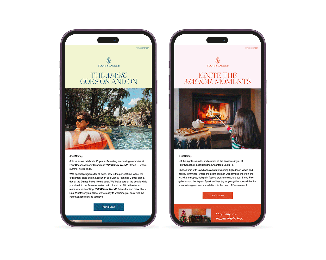 Four Seasons emails