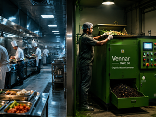 Why Hotels and Commercial Kitchens Are Switching to On-Site Organic Waste Converters And How Vennar OWC Solves Every Problem