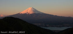 御坂峠からの夜明け