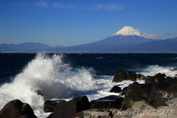 西伊豆からの富士山